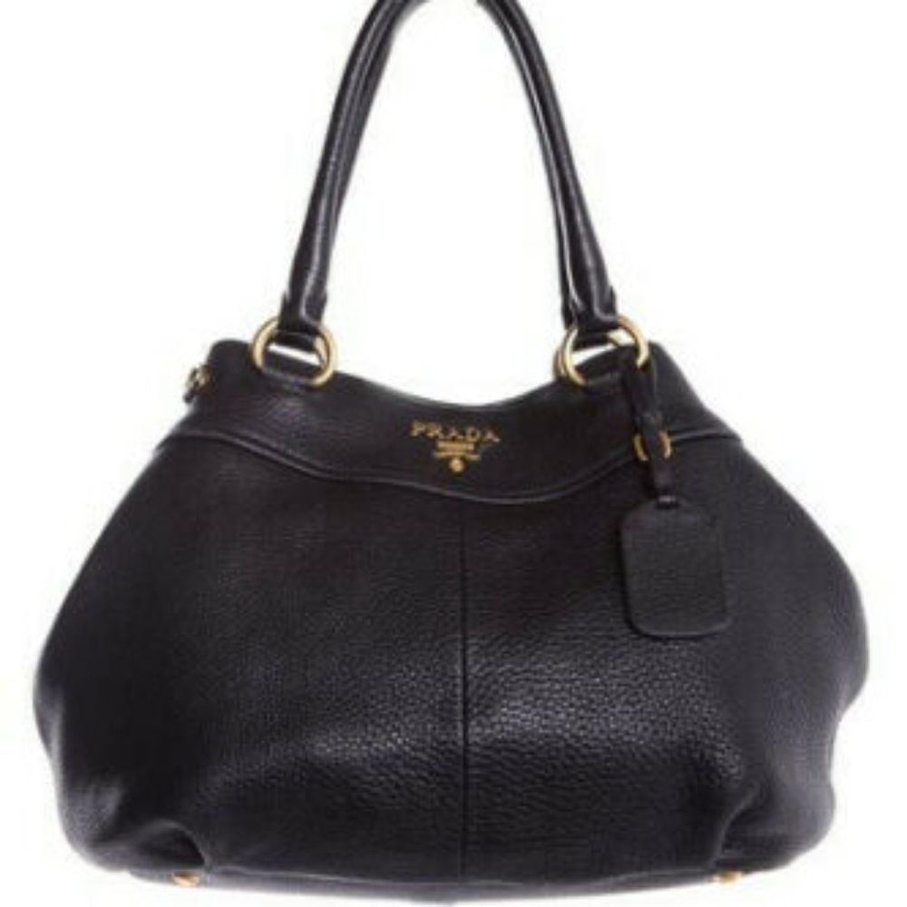 Prada Vitello Daino Satchel Hobo Shoulder bag